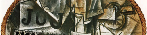 ”Naturaleza muerta con silla de rejilla” - Pablo Picasso (1912)