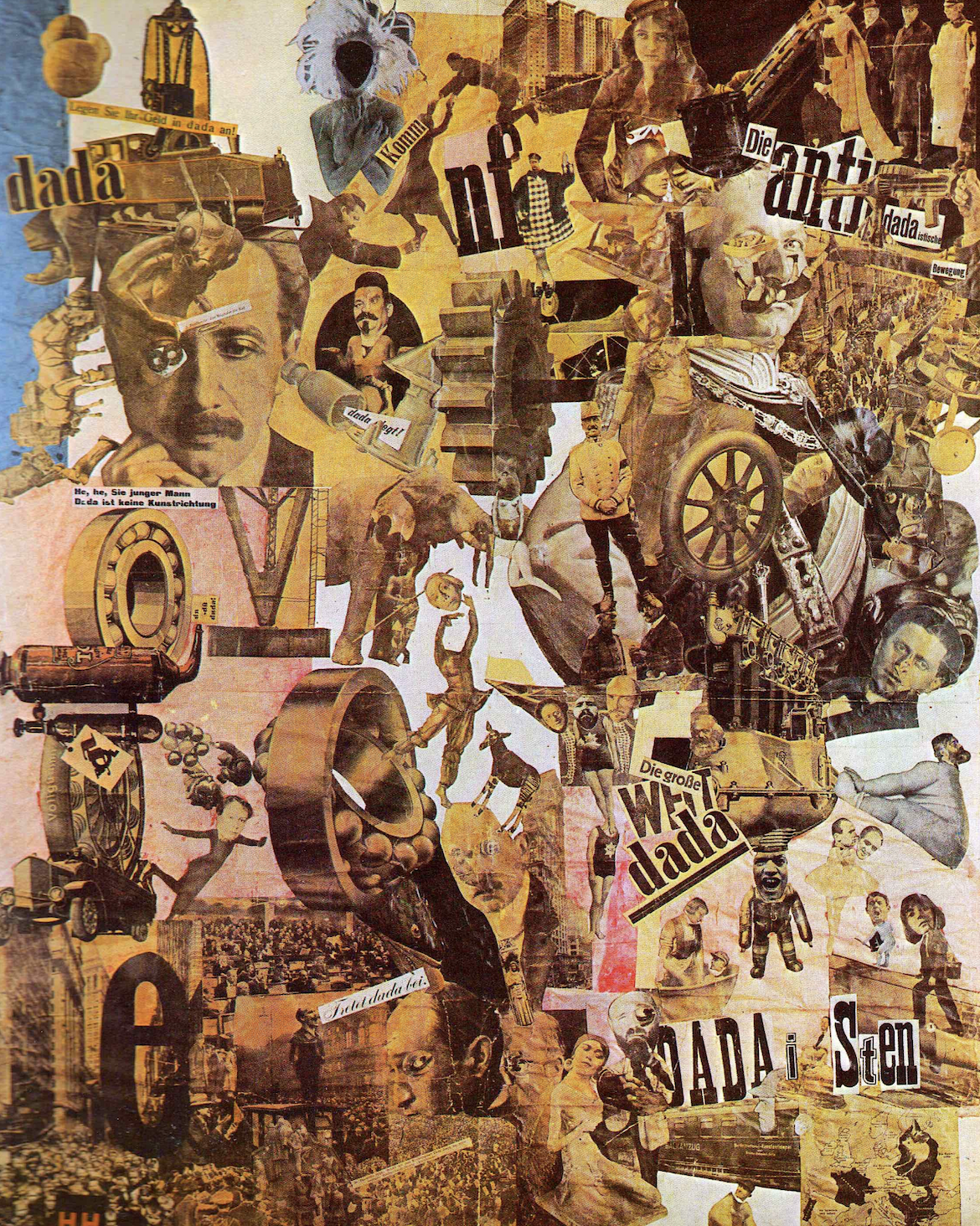 “Corte con el cuchillo de cocina dadá” - Hannah Höch (1919)