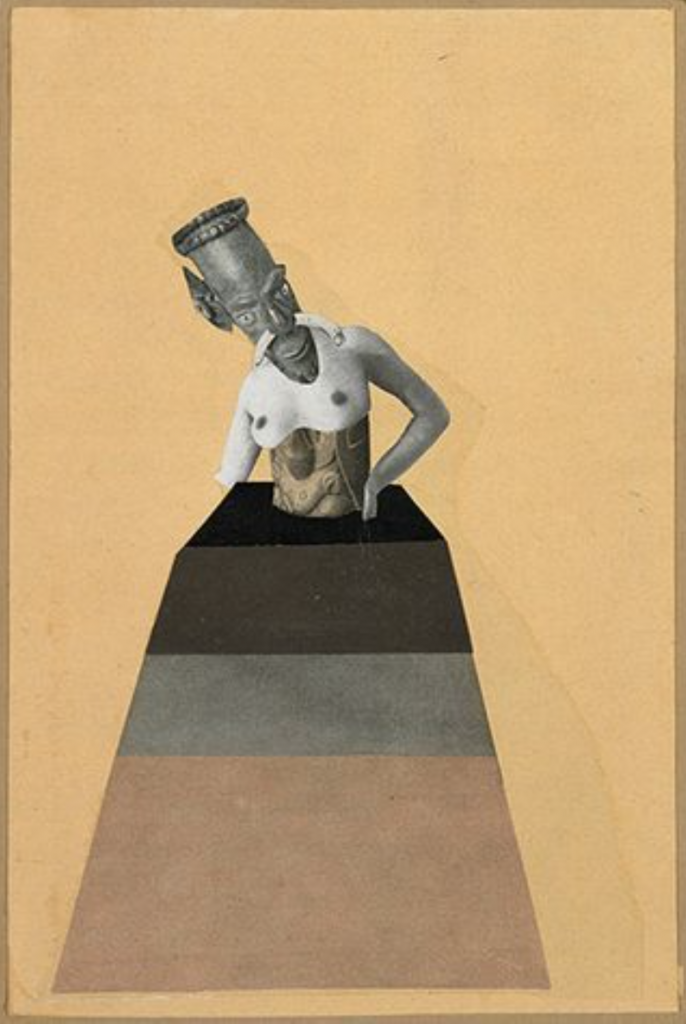 Desde un museo etnográfico - Hannah Höch (1930)