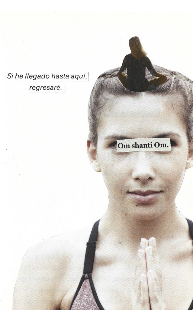 Collage que pertenece a la serie "Yoga" 4.