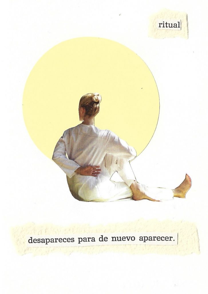Collage que pertenece a la serie "Yoga" 7.